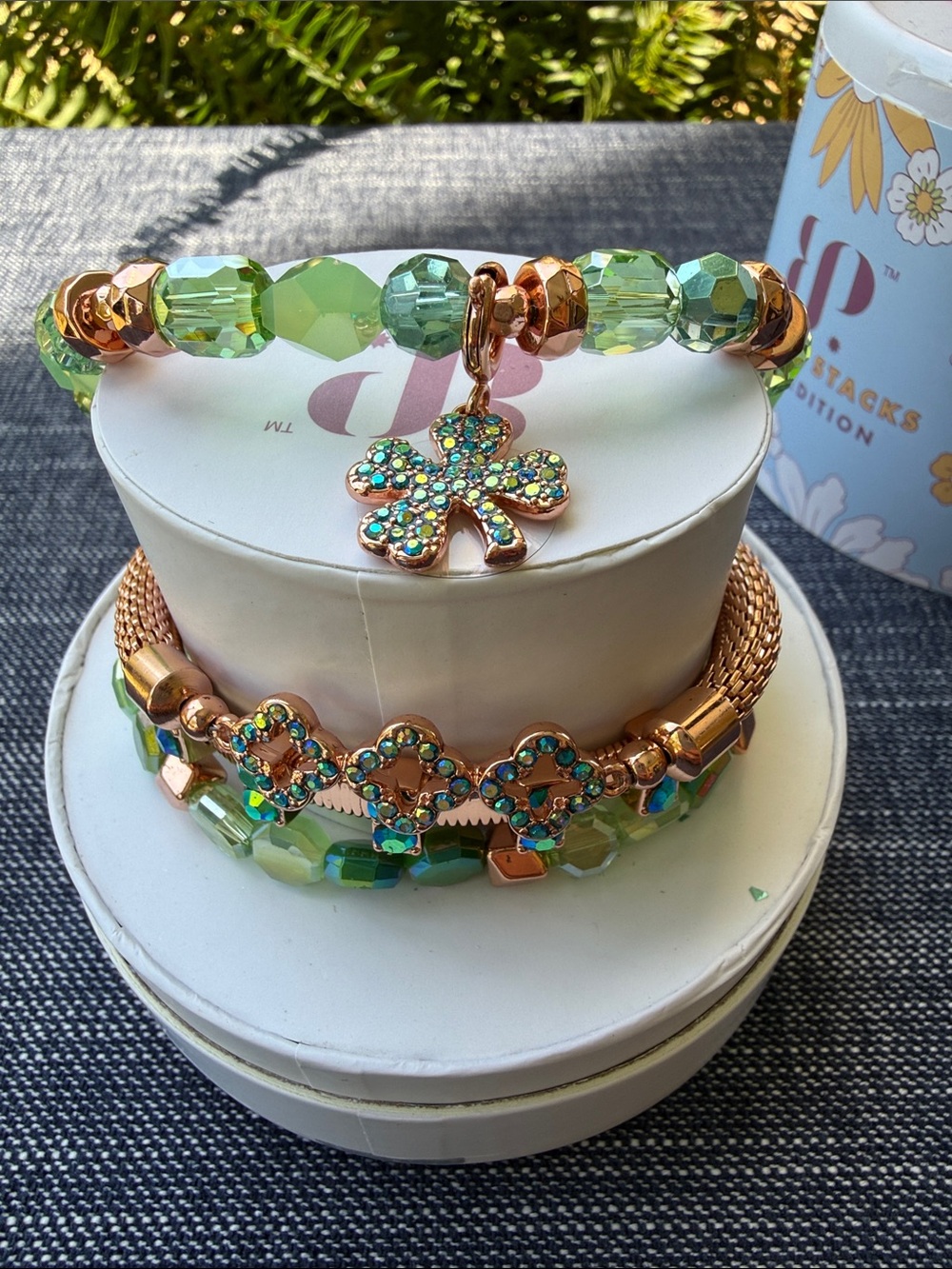 Spring Stacks 2024 Edition Candle - 4 Separate Strands - clover pendant 🍀